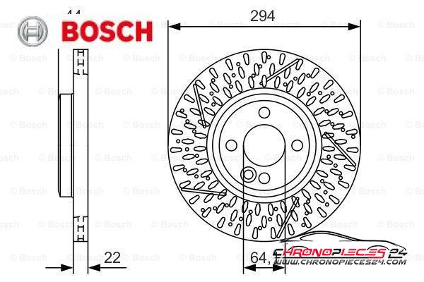 Achat de BOSCH 0 986 479 A69 Disque de frein pas chères