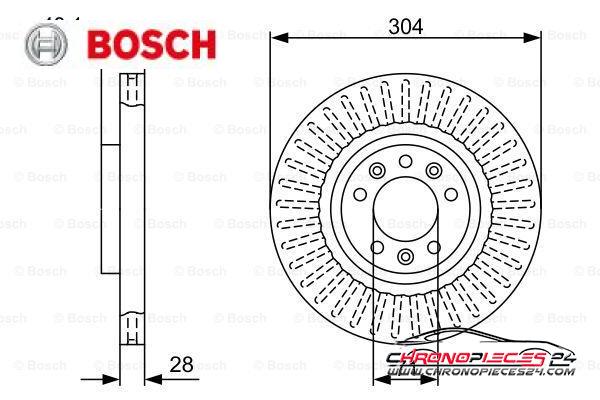 Achat de BOSCH 0 986 479 A89 Disque de frein pas chères