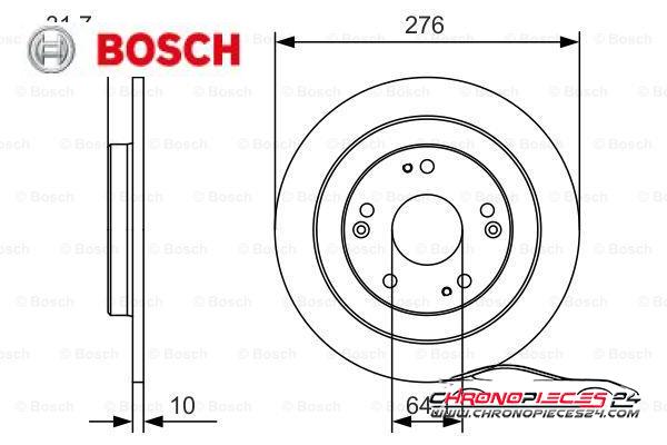 Achat de BOSCH 0 986 479 A92 Disque de frein pas chères