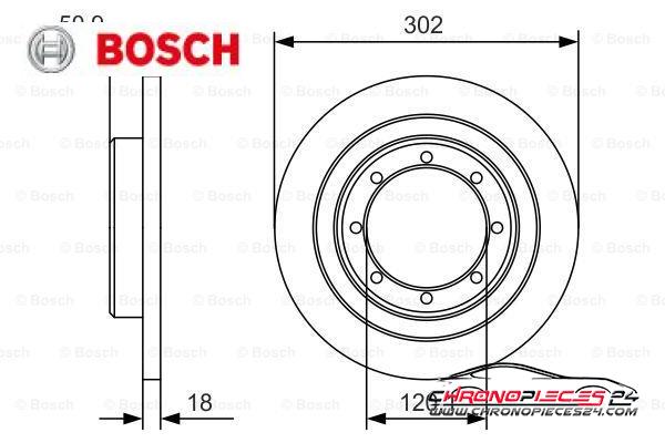 Achat de BOSCH 0 986 479 A93 Disque de frein pas chères