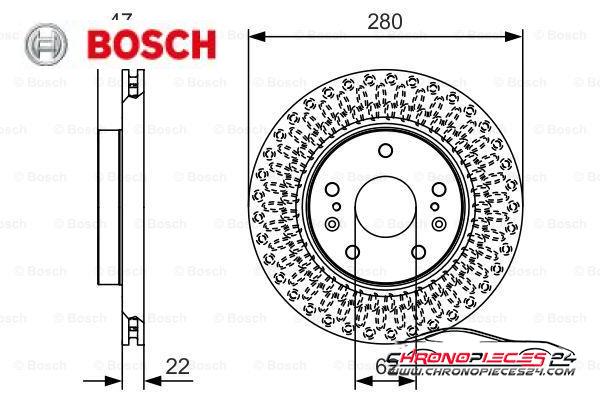 Achat de BOSCH 0 986 479 C40 Disque de frein pas chères