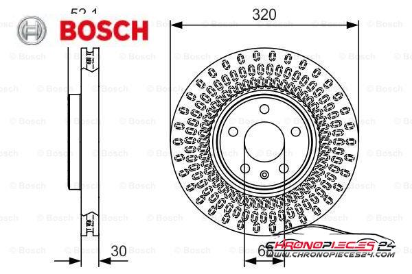 Achat de BOSCH 0 986 479 C49 Disque de frein pas chères