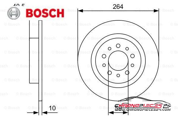 Achat de BOSCH 0 986 479 C98 Disque de frein pas chères