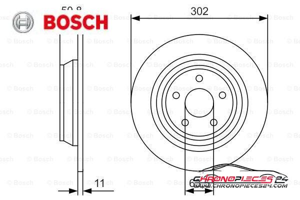 Achat de BOSCH 0 986 479 D37 Disque de frein pas chères