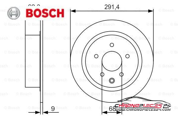 Achat de BOSCH 0 986 479 R14 Disque de frein pas chères