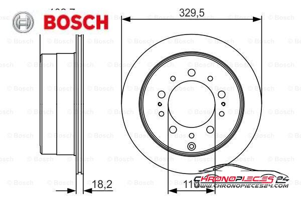 Achat de BOSCH 0 986 479 R15 Disque de frein pas chères