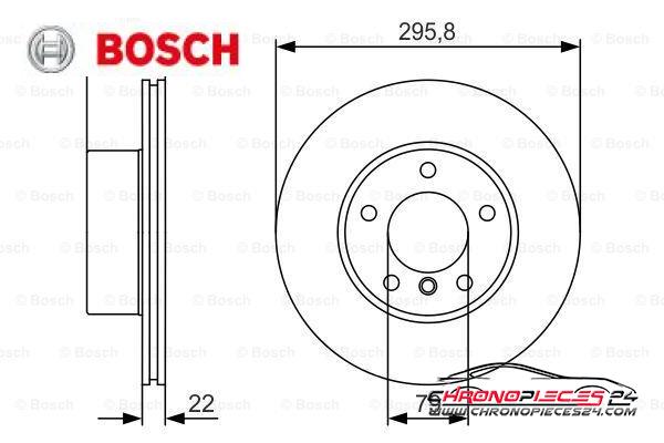 Achat de BOSCH 0 986 479 R72 Disque de frein pas chères