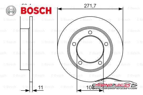 Achat de BOSCH 0 986 479 R73 Disque de frein pas chères