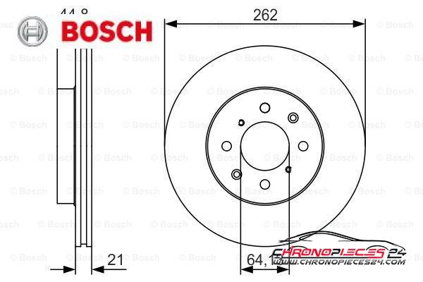 Achat de BOSCH 0 986 479 R80 Disque de frein pas chères