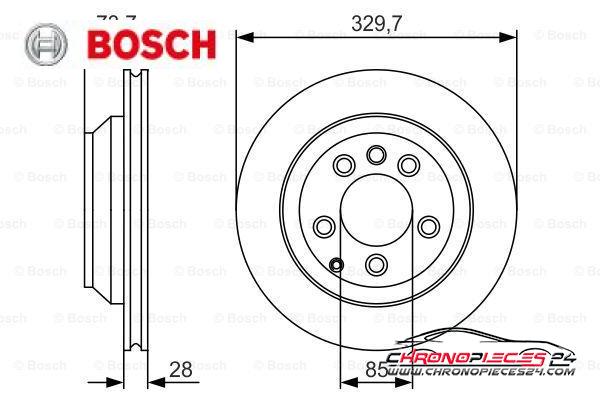 Achat de BOSCH 0 986 479 S20 Disque de frein pas chères