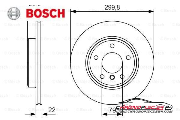 Achat de BOSCH 0 986 479 S32 Disque de frein pas chères