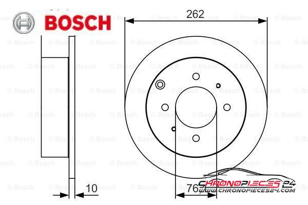 Achat de BOSCH 0 986 479 S68 Disque de frein pas chères