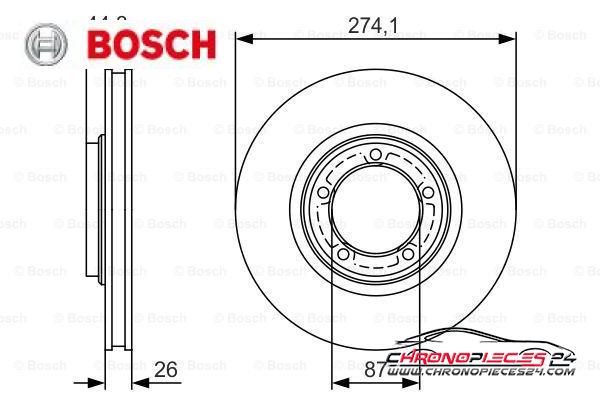 Achat de BOSCH 0 986 479 S79 Disque de frein pas chères