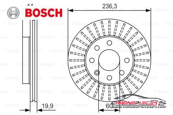 Achat de BOSCH 0 986 479 S98 Disque de frein pas chères