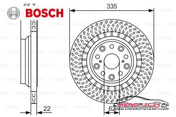 Achat de BOSCH 0 986 479 T34 Disque de frein pas chères