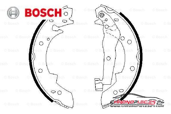 Achat de BOSCH 0 986 487 013 Jeu de mâchoires de frein pas chères