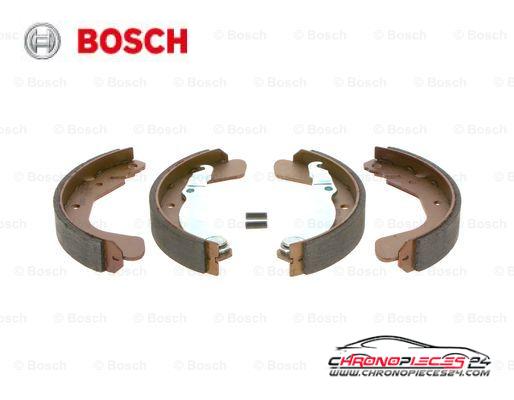 Achat de BOSCH 0 986 487 263 Jeu de mâchoires de frein pas chères