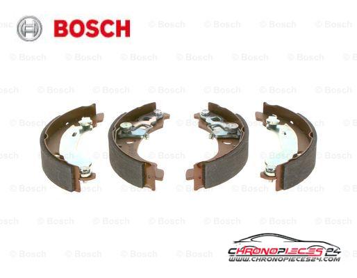 Achat de BOSCH 0 986 487 317 Jeu de mâchoires de frein pas chères