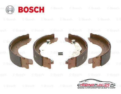 Achat de BOSCH 0 986 487 327 Jeu de mâchoires de frein pas chères