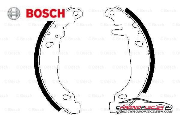 Achat de BOSCH 0 986 487 346 Jeu de mâchoires de frein pas chères