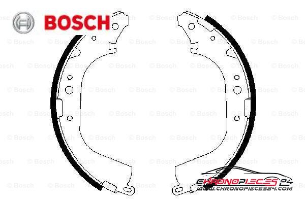 Achat de BOSCH 0 986 487 354 Jeu de mâchoires de frein pas chères