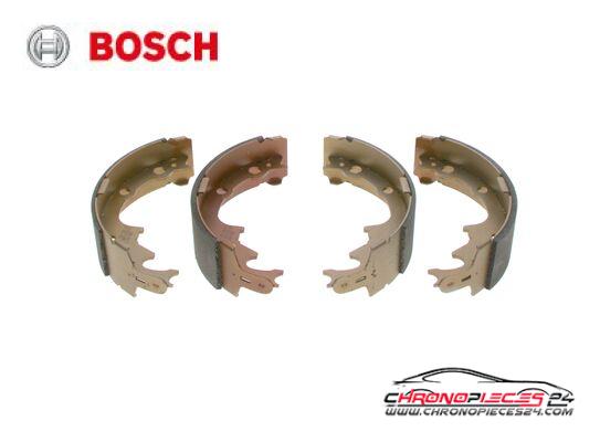 Achat de BOSCH 0 986 487 396 Jeu de mâchoires de frein pas chères