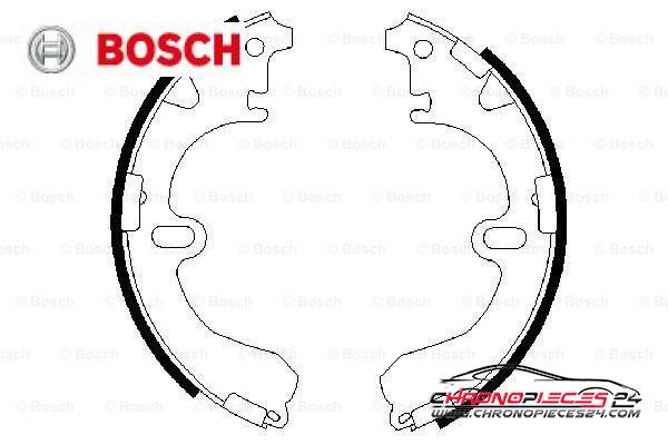 Achat de BOSCH 0 986 487 422 Jeu de mâchoires de frein pas chères