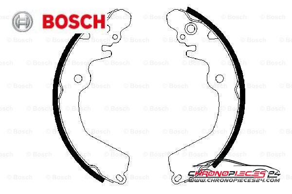 Achat de BOSCH 0 986 487 451 Jeu de mâchoires de frein pas chères