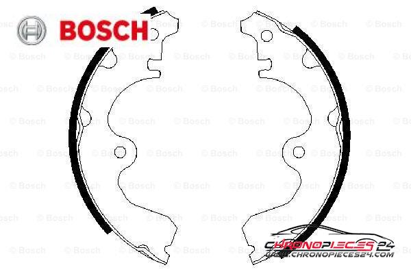 Achat de BOSCH 0 986 487 474 Jeu de mâchoires de frein pas chères