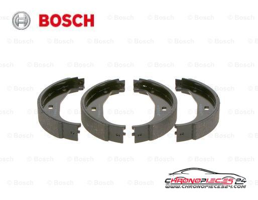 Achat de BOSCH 0 986 487 520 Jeu de mâchoires de frein, frein de stationnement pas chères