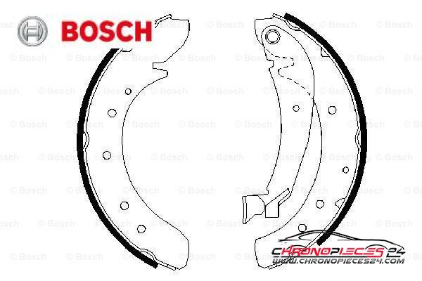 Achat de BOSCH 0 986 487 522 Jeu de mâchoires de frein pas chères