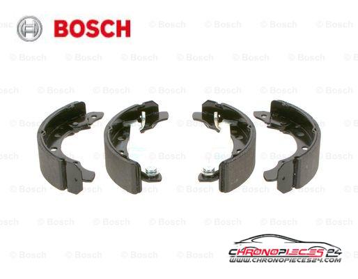 Achat de BOSCH 0 986 487 536 Jeu de mâchoires de frein pas chères