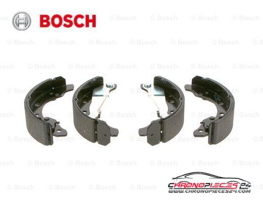 Achat de BOSCH 0 986 487 536 Jeu de mâchoires de frein pas chères