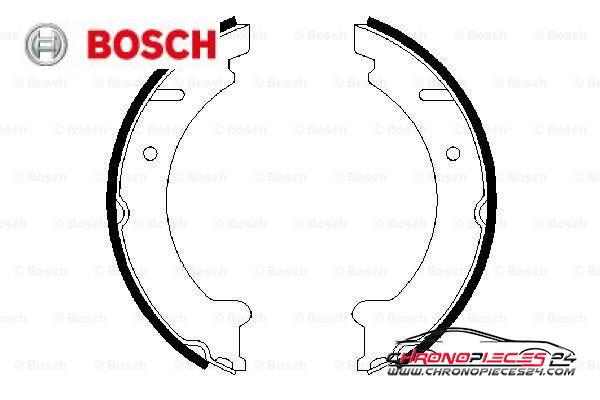 Achat de BOSCH 0 986 487 548 Jeu de mâchoires de frein, frein de stationnement pas chères