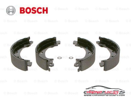 Achat de BOSCH 0 986 487 550 Jeu de mâchoires de frein pas chères