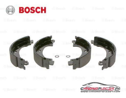 Achat de BOSCH 0 986 487 550 Jeu de mâchoires de frein pas chères