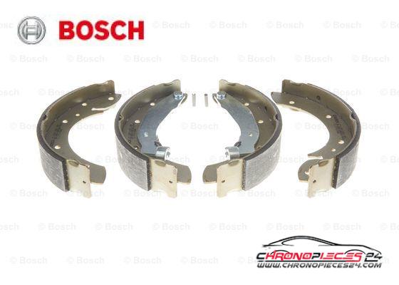 Achat de BOSCH 0 986 487 552 Jeu de mâchoires de frein pas chères