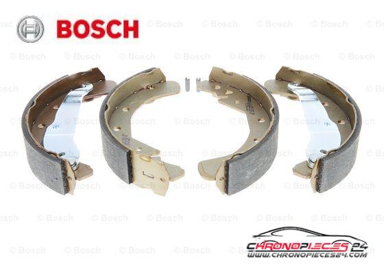 Achat de BOSCH 0 986 487 554 Jeu de mâchoires de frein pas chères