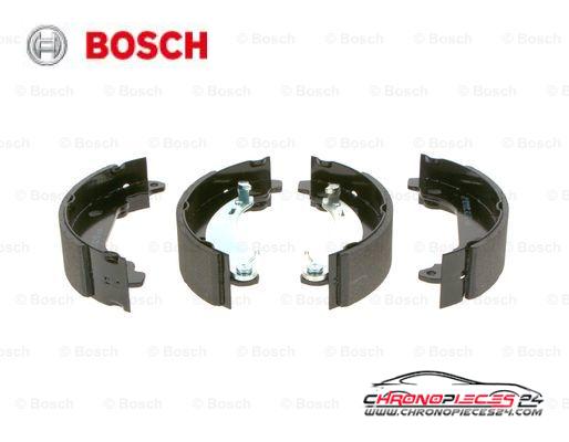 Achat de BOSCH 0 986 487 556 Jeu de mâchoires de frein pas chères