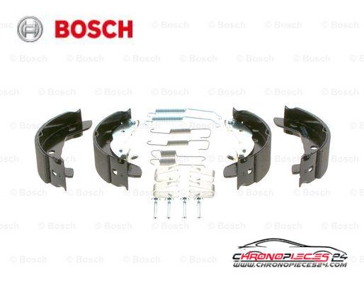 Achat de BOSCH 0 986 487 565 Jeu de mâchoires de frein pas chères