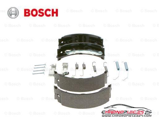 Achat de BOSCH 0 986 487 565 Jeu de mâchoires de frein pas chères