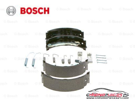 Achat de BOSCH 0 986 487 565 Jeu de mâchoires de frein pas chères