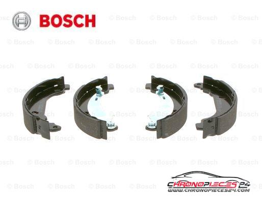 Achat de BOSCH 0 986 487 568 Jeu de mâchoires de frein pas chères