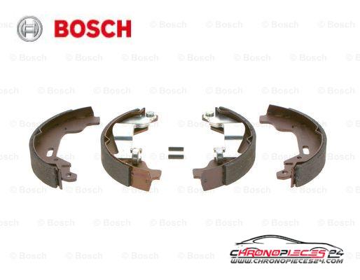 Achat de BOSCH 0 986 487 576 Jeu de mâchoires de frein pas chères