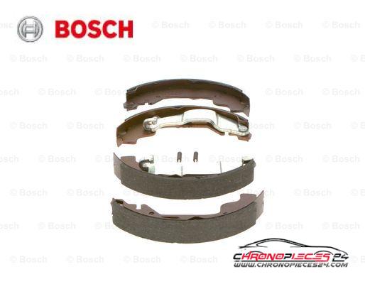 Achat de BOSCH 0 986 487 576 Jeu de mâchoires de frein pas chères