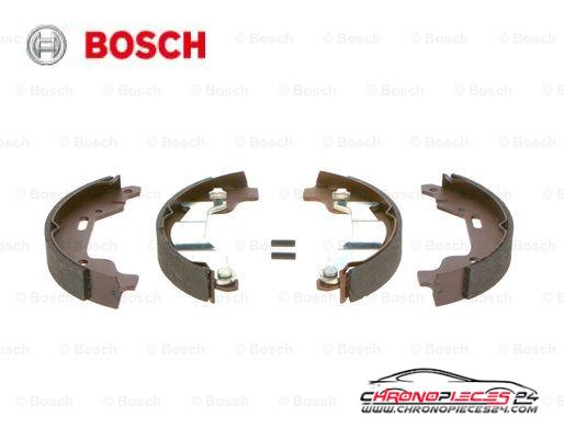 Achat de BOSCH 0 986 487 576 Jeu de mâchoires de frein pas chères