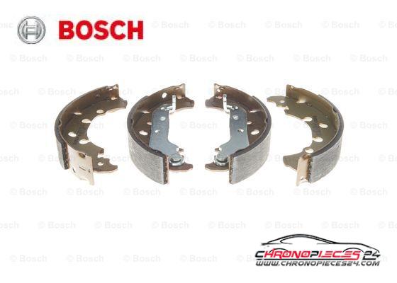 Achat de BOSCH 0 986 487 599 Jeu de mâchoires de frein pas chères