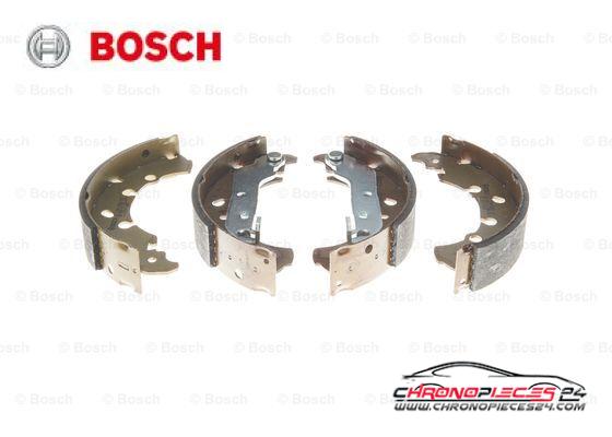 Achat de BOSCH 0 986 487 599 Jeu de mâchoires de frein pas chères