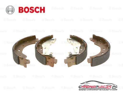 Achat de BOSCH 0 986 487 600 Jeu de mâchoires de frein pas chères