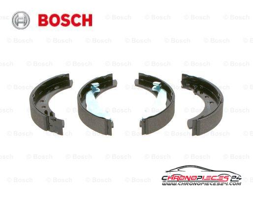 Achat de BOSCH 0 986 487 604 Jeu de mâchoires de frein pas chères